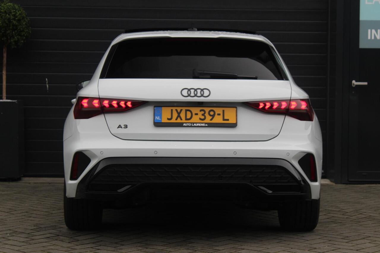Audi A3 SPORTBACK 45 TFSI e S edition Competition 4 jaar fabrieksgarantie | Panorama Dak | 3x S-line | Leer | ACC | Matrix