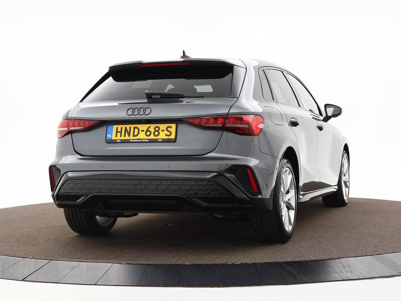 Audi A3 SPORTBACK 40 TFSIe 204pk S-tronic S edition · Camera · Apple/Android Car Play · Navigatie · Stoelverwarming · P-Sensoren · 18'' Inch · Garantie t/m 06-05-2029 of 100.000km