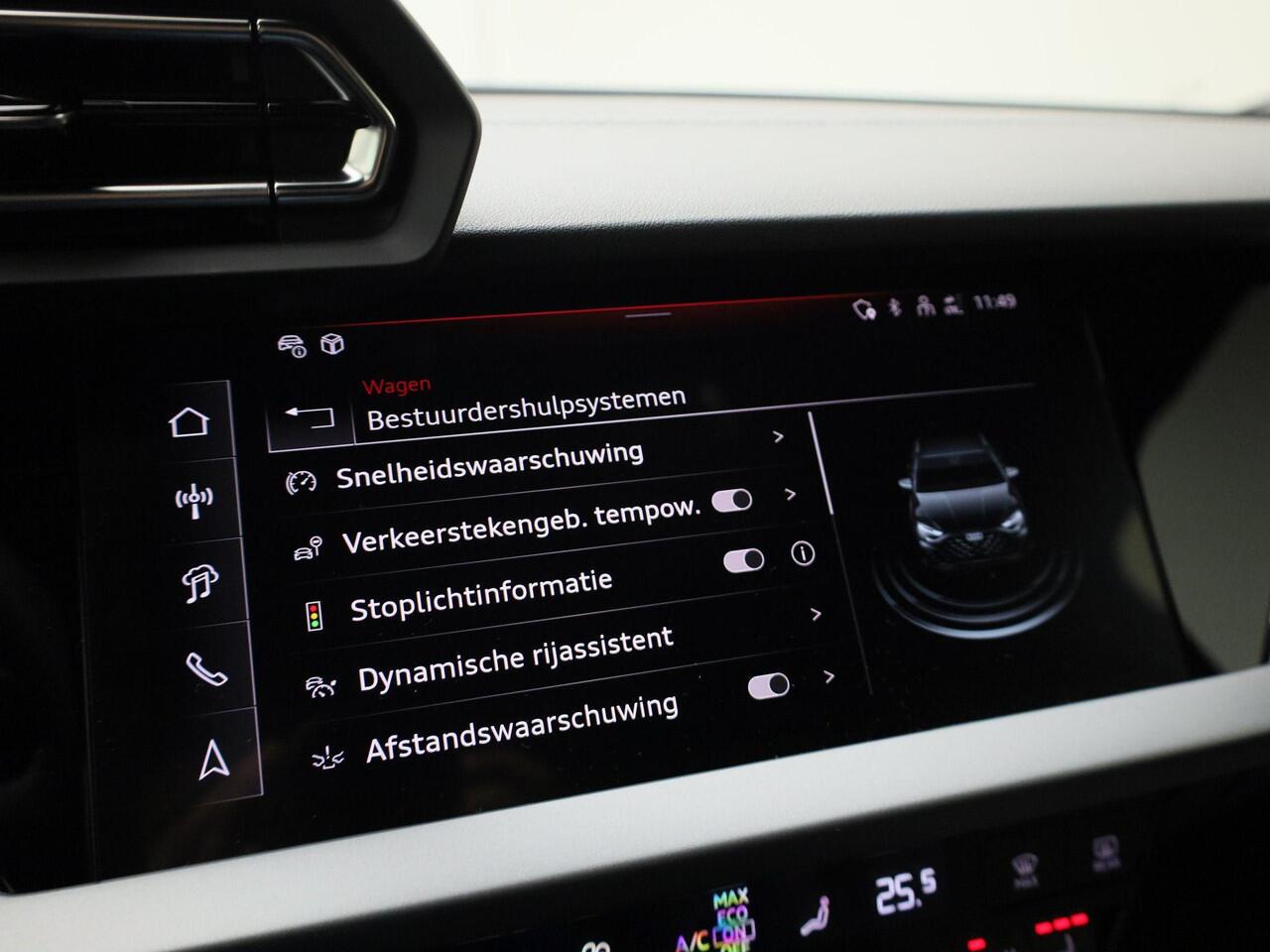 Audi A3 SPORTBACK 40 TFSIe 150kW/204PK S Line · SONOS Sound · Head-Up Display · Camera + Parkeersensoren · Adaptive Cruise Control · Stoelverwarming · Garantie t/m 14-04-2030 of 100000km