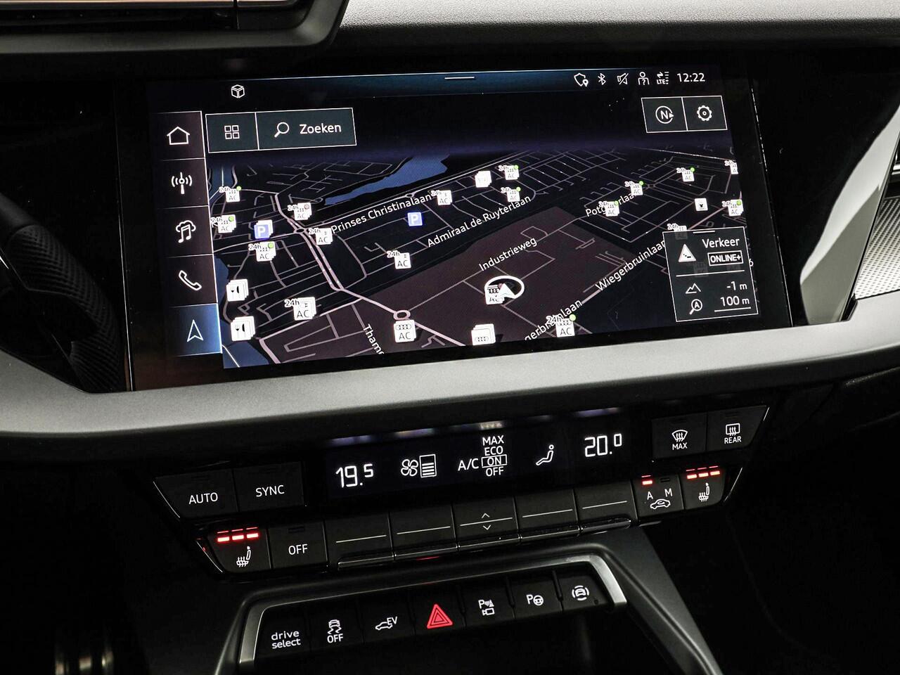 Audi A3 SPORTBACK 40 TFSIe 204pk S-Tronic S Edition · Camera · ACC · Apple/Android Car Play · Parkeer Assistent · Stoelverwarming · Sportstoelen · Garantie t/m 10-06-2029 of 100.000km