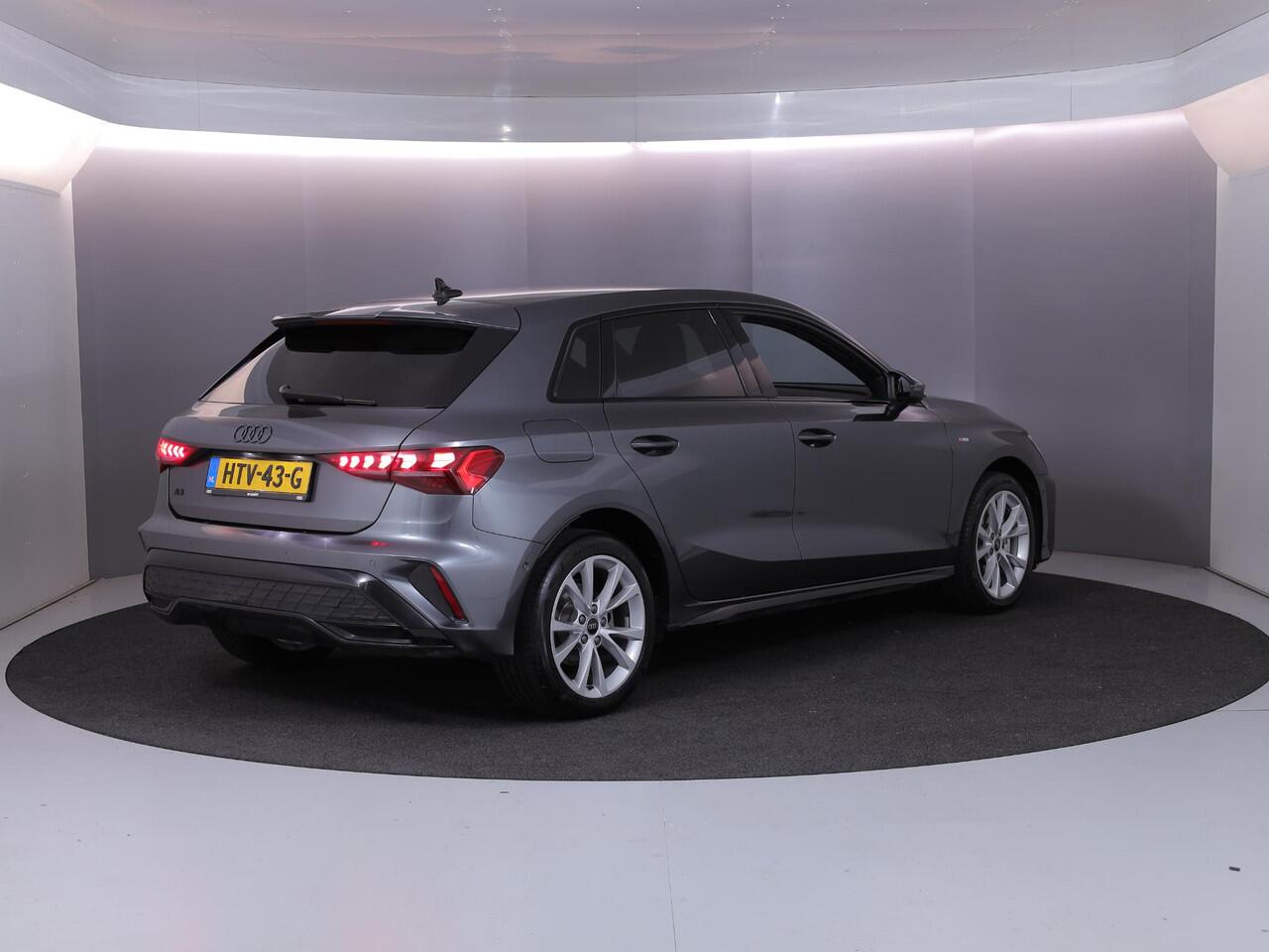 Audi A3 SPORTBACK 40 TFSI e S edition 204 pk S-tronic | Verlengde garantie | Navigatie | Parkeersensoren (Park assist) | Achteruitrijcamera | Stoelverwarming | S-Line |