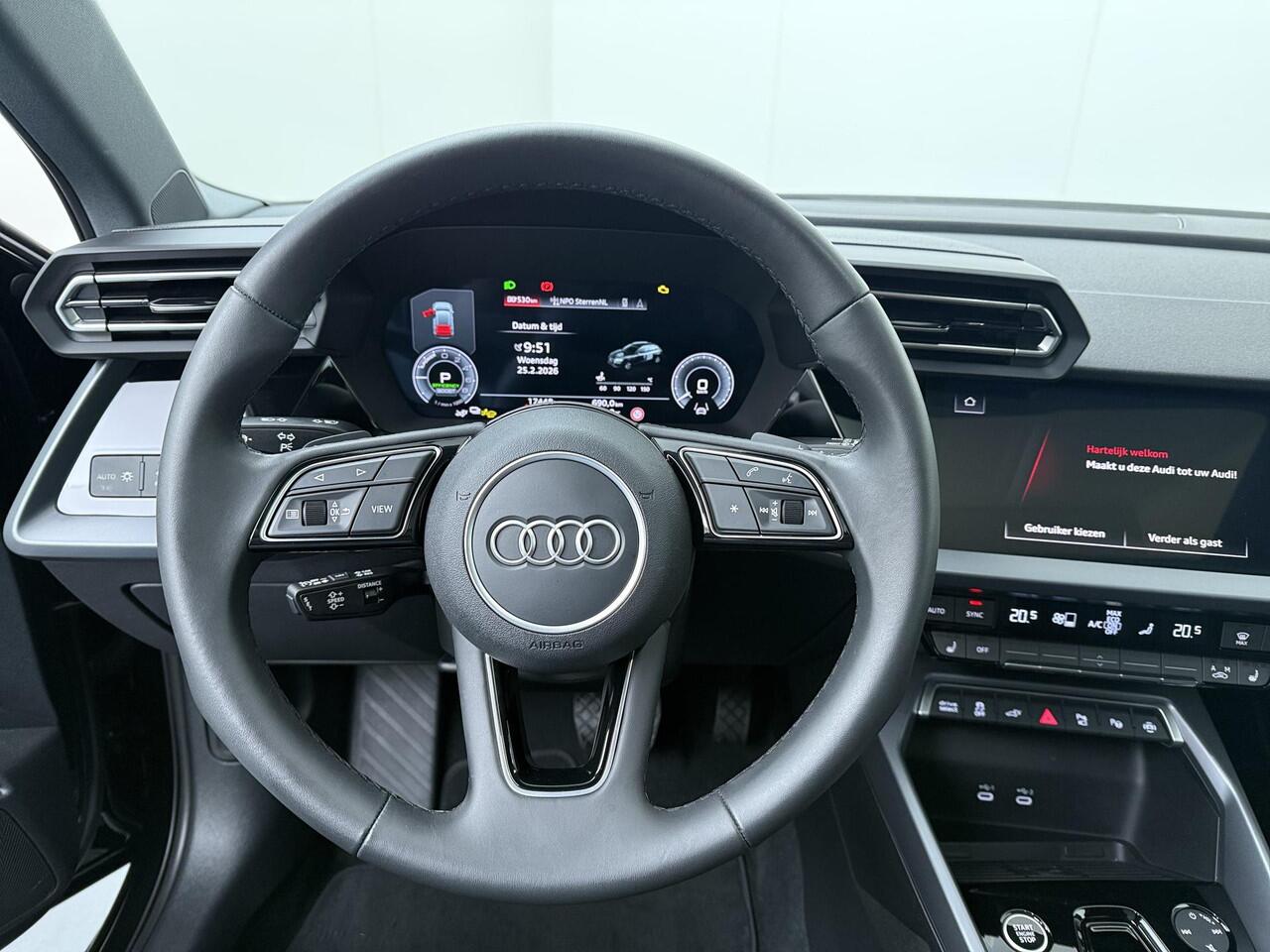 Audi A3 SPORTBACK 40 TFSI e Advanced edition | 204 PK | SoH 98% | Automaat | Panoramadak | Adaptive cruise control | Achteruitrijcamera |