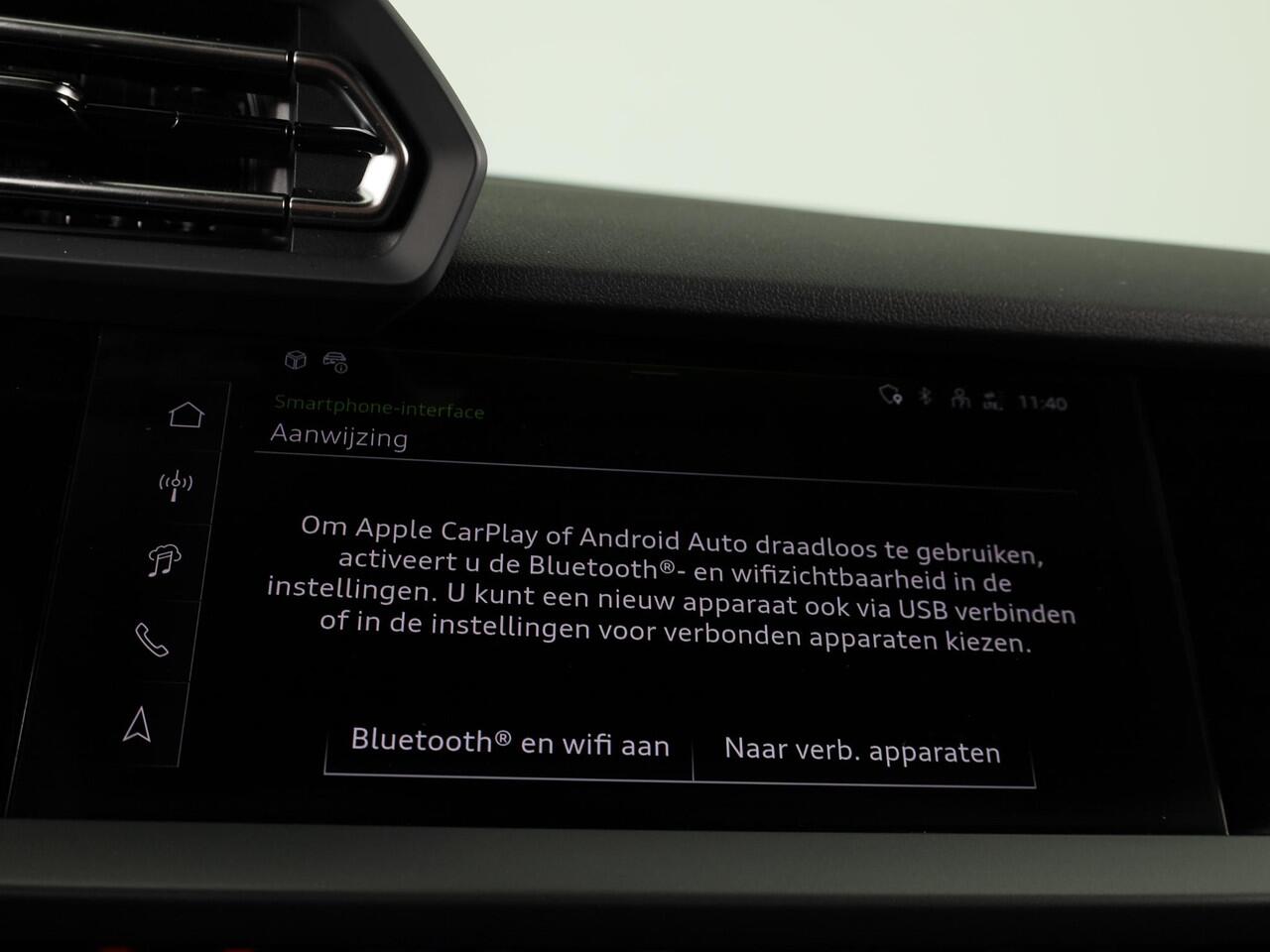 Audi A3 SPORTBACK 40 TFSI e Advanced edition 204pk | Verlengde garantie | Navigatie | Extra getint glas | Verwarmbare voorstoelen