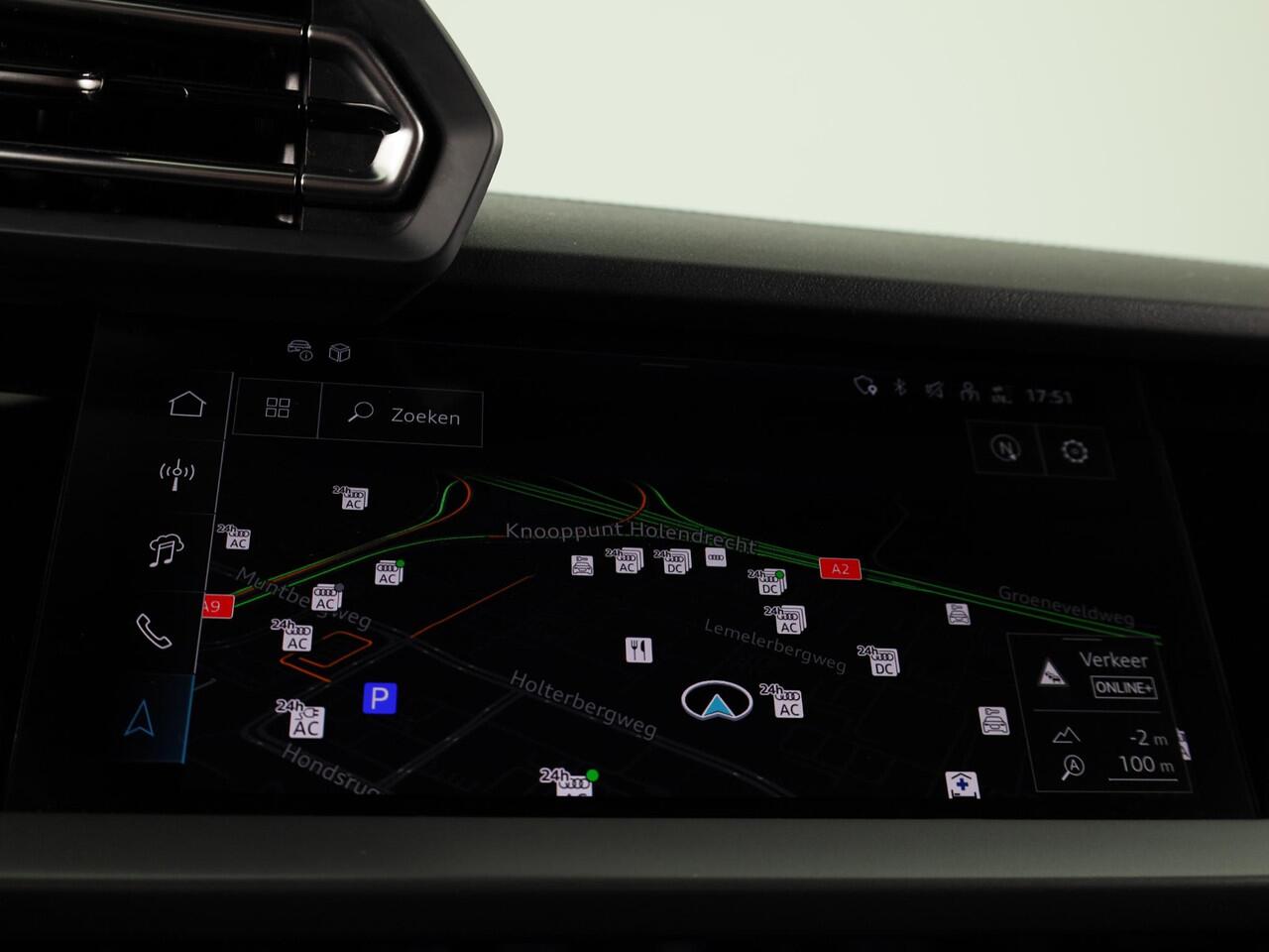 Audi A3 SPORTBACK 40 TFSI e S edition 204pk S-tronic | Verlengde garantie | Navigatie | Parkeersensoren (Park assist) | Adaptieve cruise control | Stoelverwarming | S-Line |