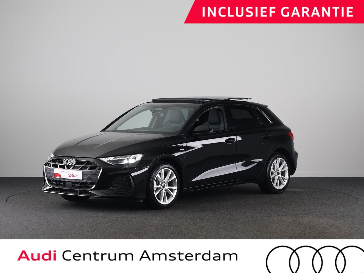 Audi A3 SPORTBACK 40 TFSI e S edition 204 pk S-tronic | Verlengde garantie | Navigatie | Panoramadak | Parkeersensoren (Park assist) | Achteruitrijcamera | Stoelverwarming | S-Line |