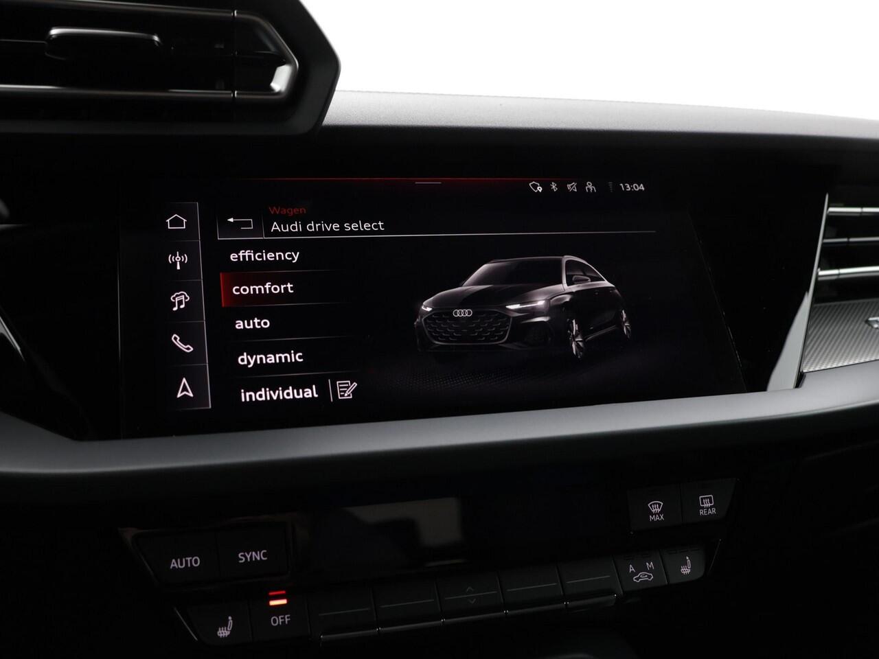 Audi A3 SPORTBACK 35 TFSI S edition 150 PK · Assis.pak Driving+Parking plus · Comfortpakket plus · Optiekpakket zwart plus