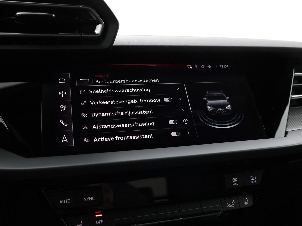 Audi A3 SPORTBACK 35 TFSI S edition 150 PK · Assis.pak Driving+Parking plus · Comfortpakket plus · Optiekpakket zwart plus