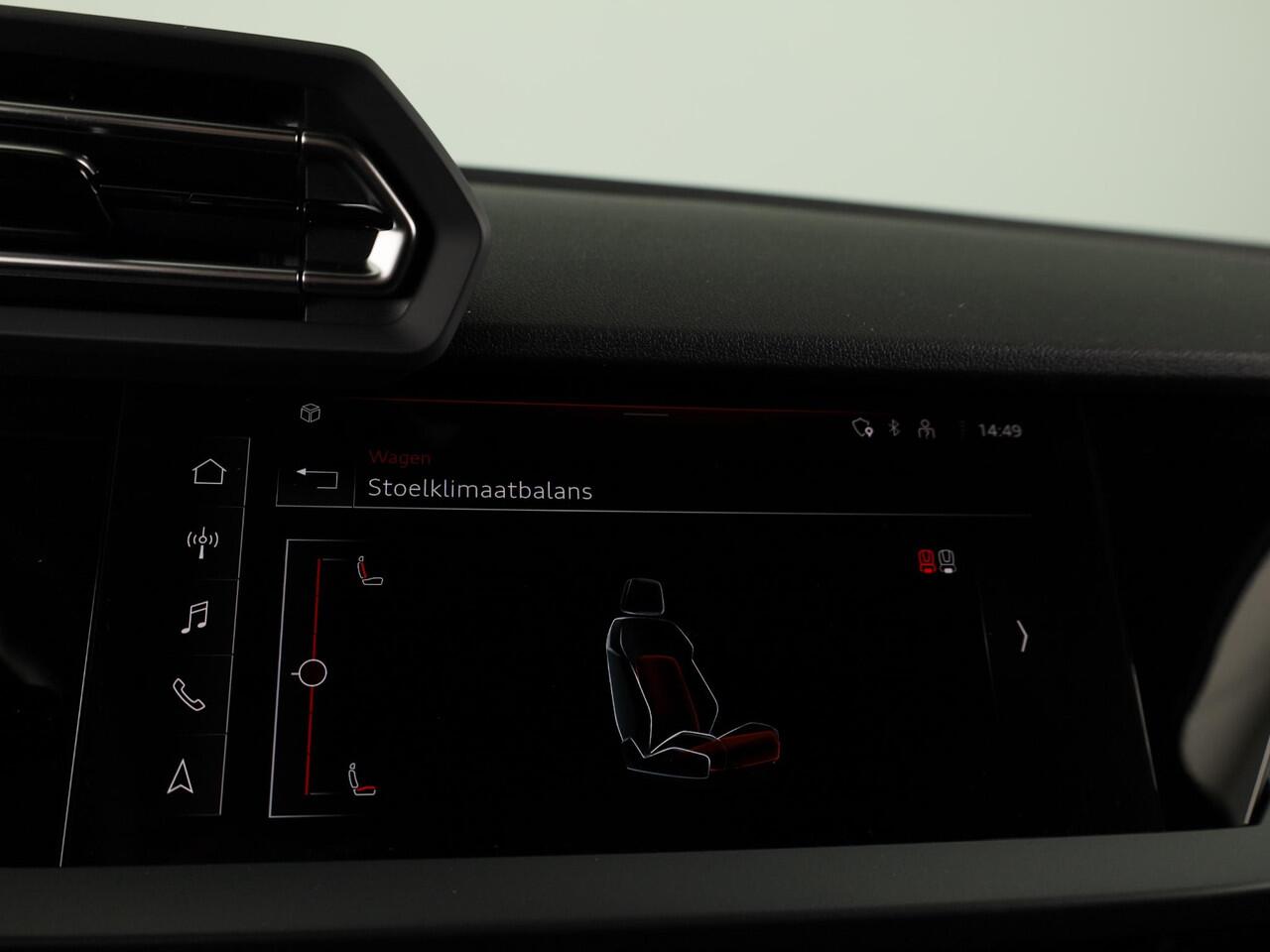 Audi A3 SPORTBACK Pro Line 40 TFSI e 204 pk | Assis.pak Driving+Parking plus | Led v+a, dyna. knipper. achter | Sportstoelen zwarte stof | Stoelverwarming voor |