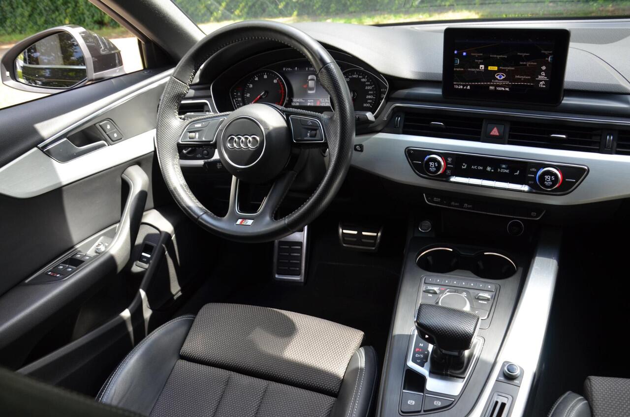 Audi A4 Limousine 1.4 TFSI Sport S line edition Automaat/Navi/Pdc/Ecc/Led/Cr-Controle/Wegklapbare-Trekhaak/Privacy-Glass/18-Inch Lmv
