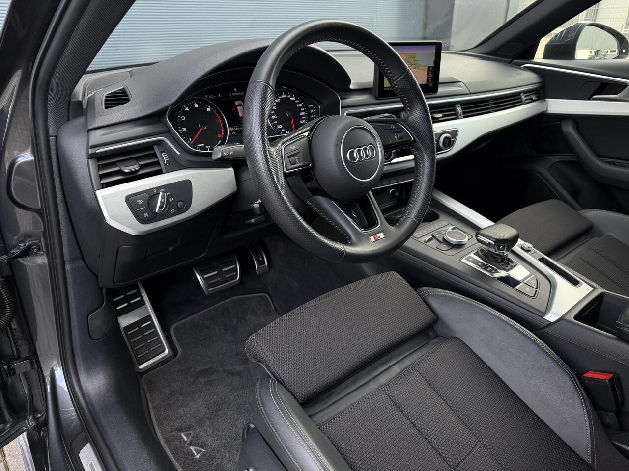 Audi A4 Avant 2.0 TFSI MHEV Sport S line edition 190PK ?B&O Sound ?Massagestoel Half Leder ?Full LED ?Navigatie ?Drive Select ?Bluetooth Telefoon & Media ?Climate ?Cruise ?Parkeersensoren ?Lichtmetaal 18" ?Trekhaak
