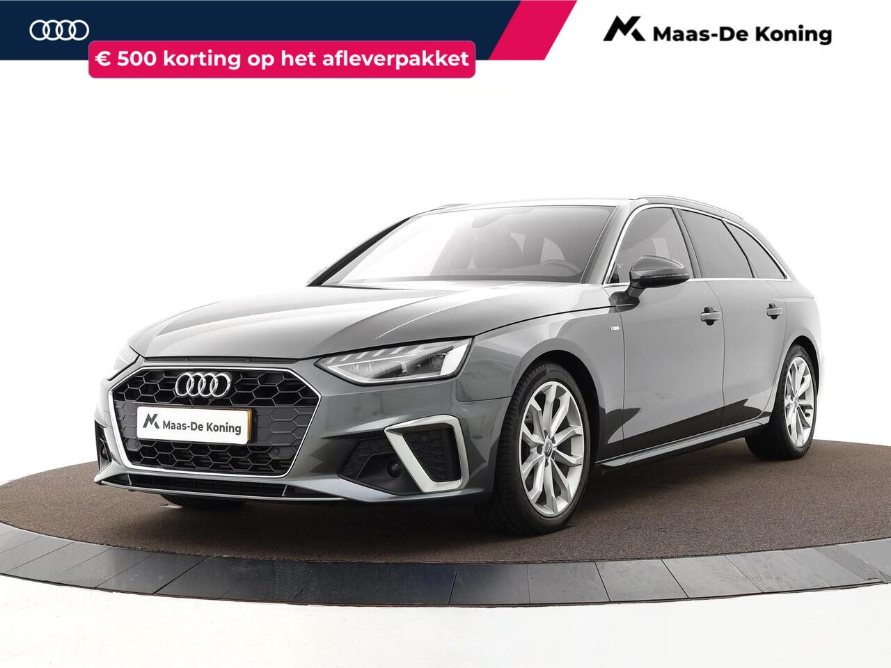 Audi A4 Avant 35 TFSI 150PK S line · Navigatie · Virtual Cockpit · Apple/Android Car Play · 18'' · Leder/stof ·