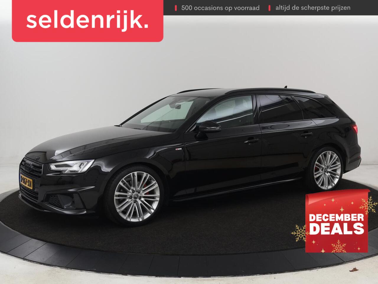 Audi A4 40 TFSI Sport S Line Black Edition | Stoelverwarming | Adaptive cruise | Keyless | Virtual Cockpit | Carplay | Half leder | Navigatie | Full LED | 19'' | Sportstoelen | Sfeerverlichting