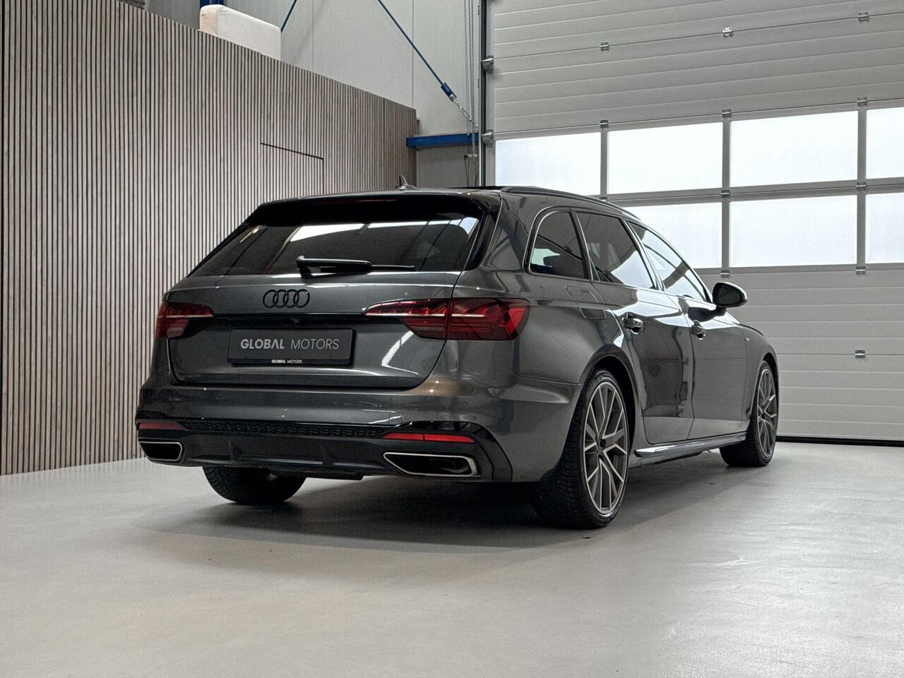 Audi A4 Avant 35 TFSI S edition - PANORAMADAK - STOELVERWARMING - TREKHAAK - LED - CARPLAY - AUTOMAAT - ZWART OPTIEK