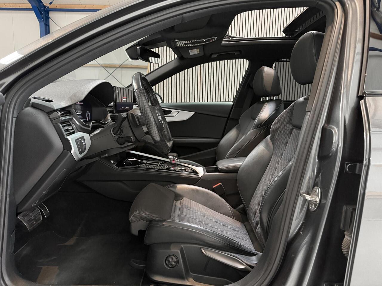 Audi A4 Avant 35 TFSI S edition - PANORAMADAK - STOELVERWARMING - TREKHAAK - LED - CARPLAY - AUTOMAAT - ZWART OPTIEK