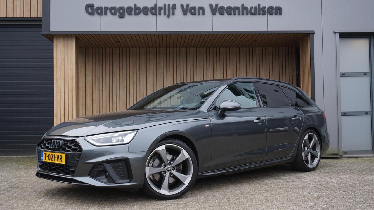Audi A4 Avant 35 TFSI 150pk 2x S-Line *Black Optik* LED *Elek.Trekhaak* 19inch LM Rotor Virtual Cockpit 58067km! *Daytona Grey*