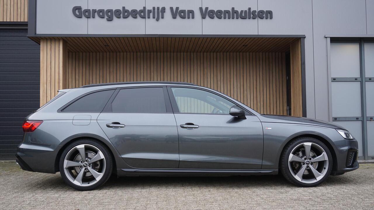 Audi A4 Avant 35 TFSI 150pk 2x S-Line *Black Optik* LED *Elek.Trekhaak* 19inch LM Rotor Virtual Cockpit 58067km! *Daytona Grey*