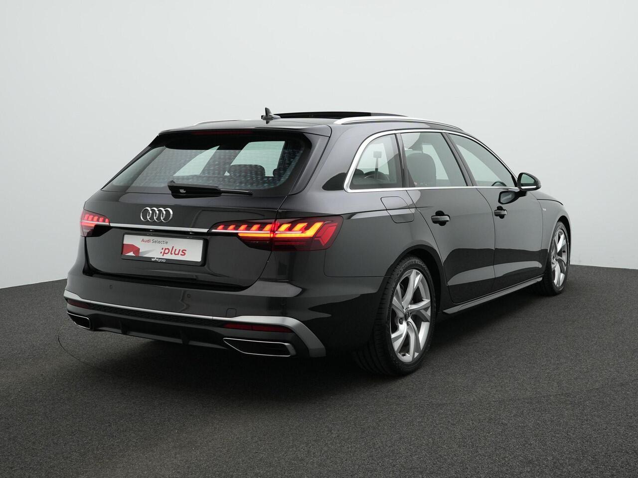 Audi A4 Avant 35 TFSI 150 pk S-tronic S edition | Panoramadak | Trekhaak | Geheugen-/massagestoel | Leder/alcantara | Navigatie
