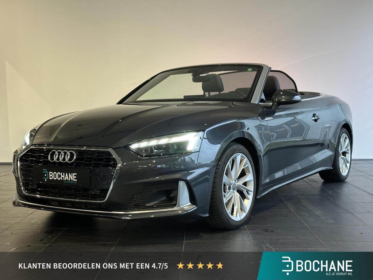 Audi A5 Cabriolet 40 TFSI Launch edition Sport | NAVIGATIE | ADAPTIVE CRUISECONTROL | ACHTERUITRIJCAMERA | PARKEERSENSOREN VOOR-/ACHTER | STOELVERWARMING