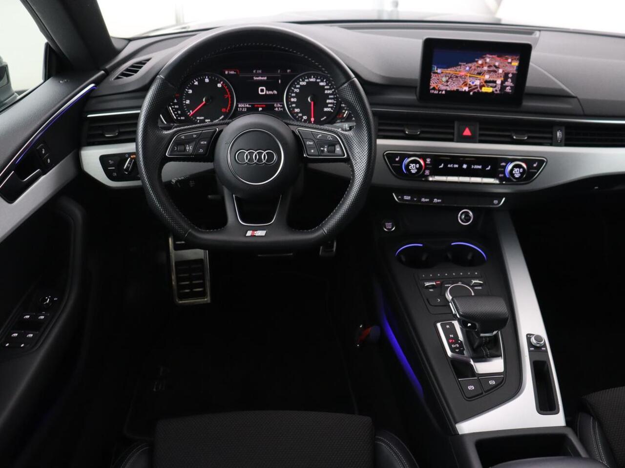 Audi A5 40 TFSI Sport S-line Edition | Panoramadak | Stoelverwarming | Half leder | Sportstoelen | Navigatie | Full LED | Climate control | Sportstuur | Parkeerhulp | 80.600km NAP | Origineel NL | S Line