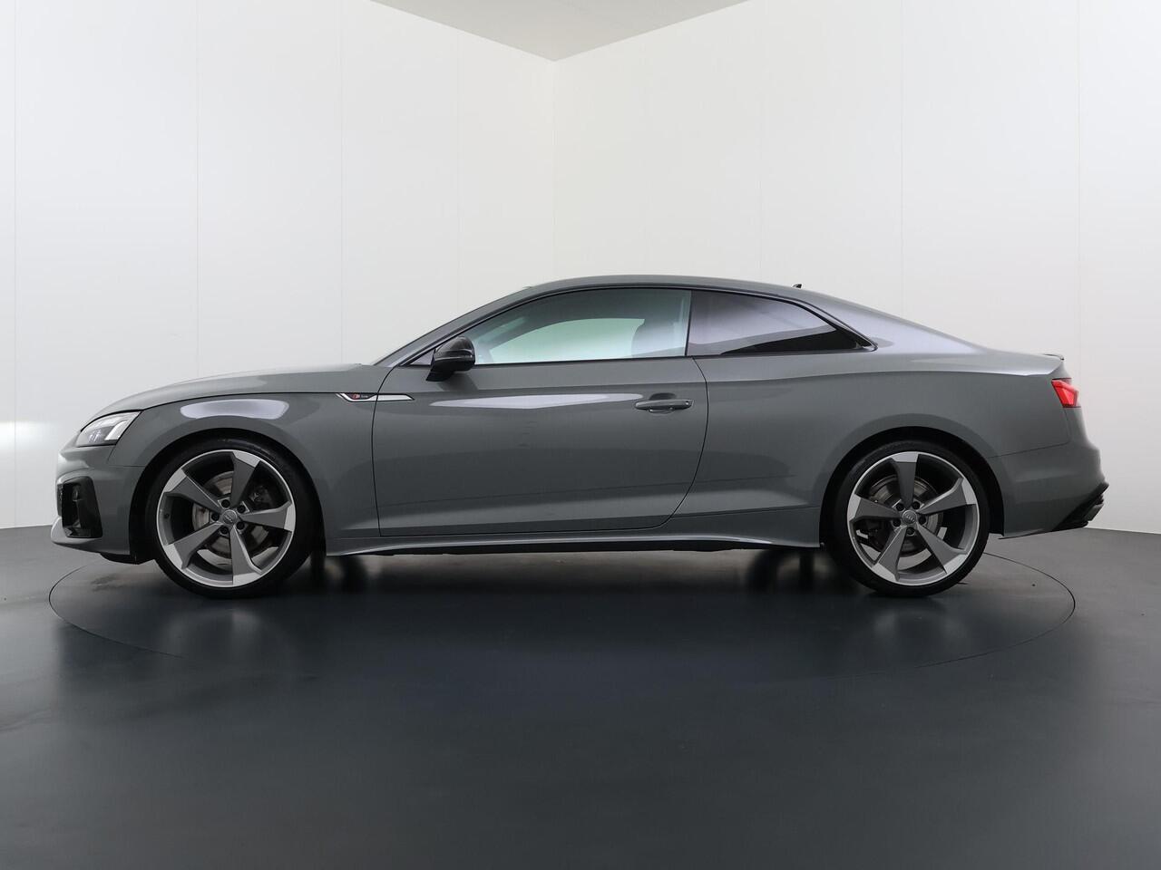 Audi A5 Coupé 40 TFSI S edition | S LINE IN- EN EXTERIEUR | TOPSTAAT! | 20 INCH| LEER| CAMERA| STOELVERWARMING| MATRIX LED| QUANTUM GRIJS