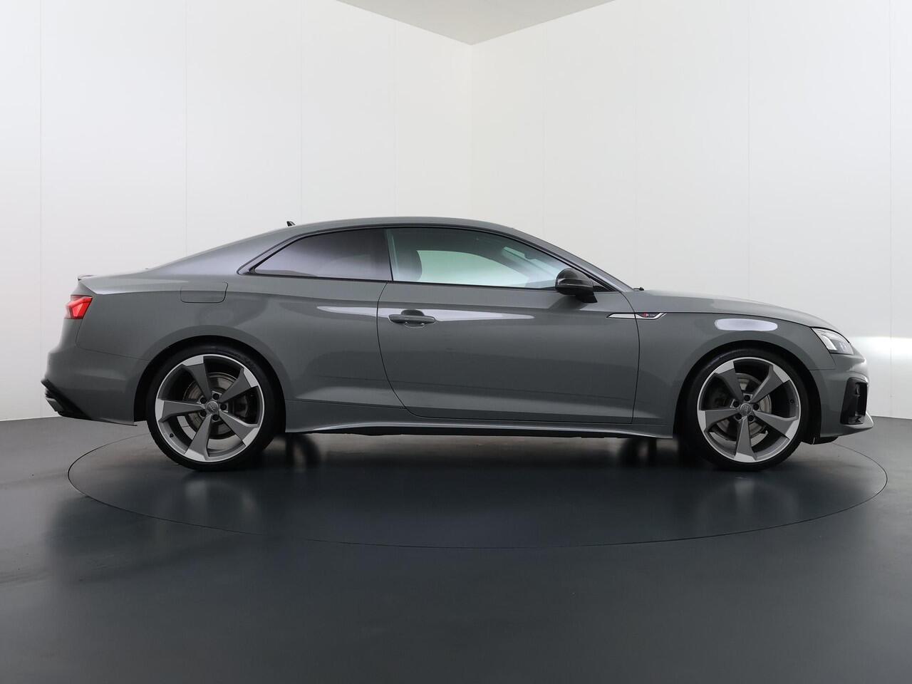 Audi A5 Coupé 40 TFSI S edition | S LINE IN- EN EXTERIEUR | TOPSTAAT! | 20 INCH| LEER| CAMERA| STOELVERWARMING| MATRIX LED| QUANTUM GRIJS
