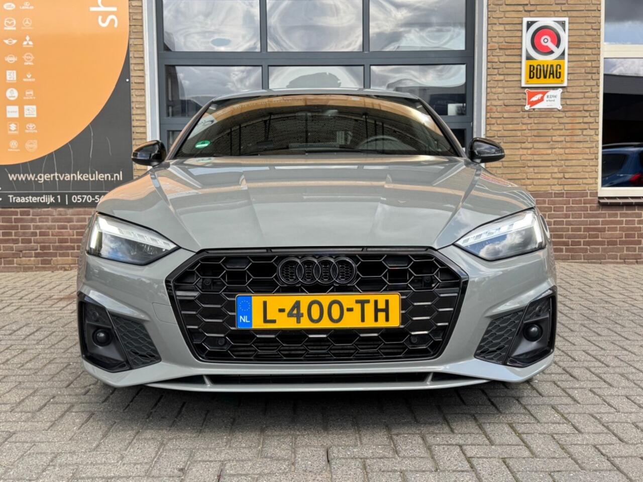 Audi A5 SPORTBACK 35 2.0 TFSI S-LINE EDITION COMPETITION QUANTUM GRIJS!