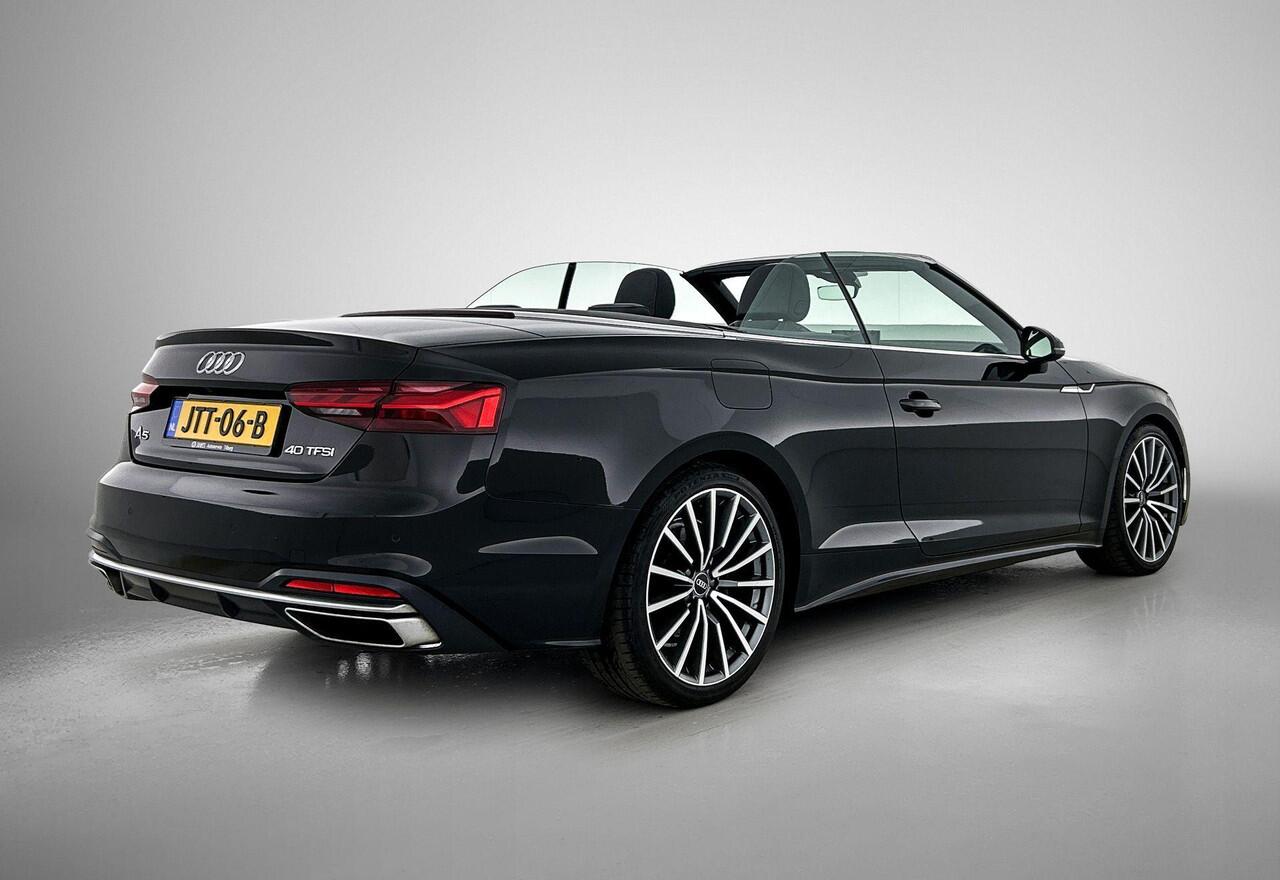 Audi A5 Cabriolet 40 TFSI S LINE LEER | NEKVERWARMING | VIRTUAL | MATRIX LED