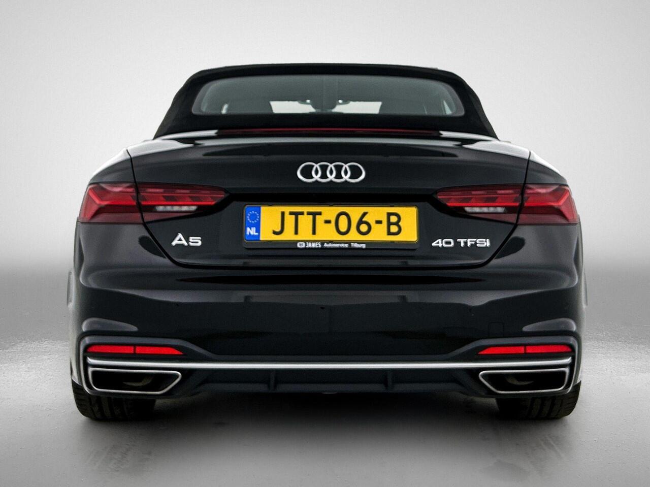 Audi A5 Cabriolet 40 TFSI S LINE LEER | NEKVERWARMING | VIRTUAL | MATRIX LED