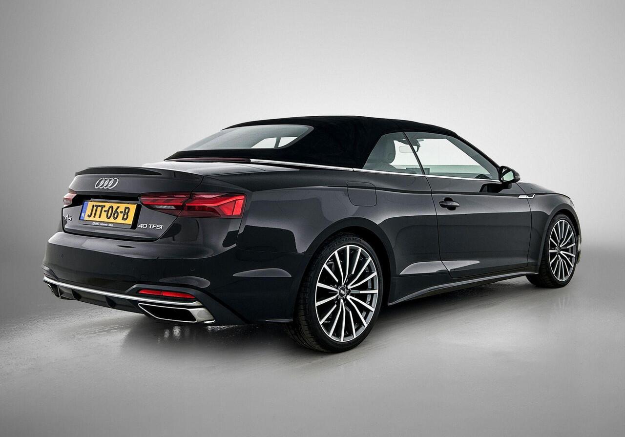 Audi A5 Cabriolet 40 TFSI S LINE LEER | NEKVERWARMING | VIRTUAL | MATRIX LED