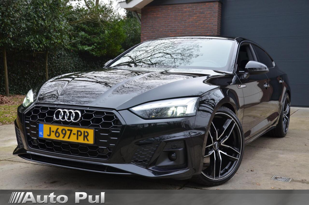 Audi A5 Sportback 40 TFSI S Line Edition Automaat/S-Line/Virtual-Cockpit/led/Navi/Ecc/Cr-Controle/Privacy-Glass/Panorama-Dak/Camera/Pdc/ Bang & Olufsen/Matrix LED koplampen/20-Inch Lmv