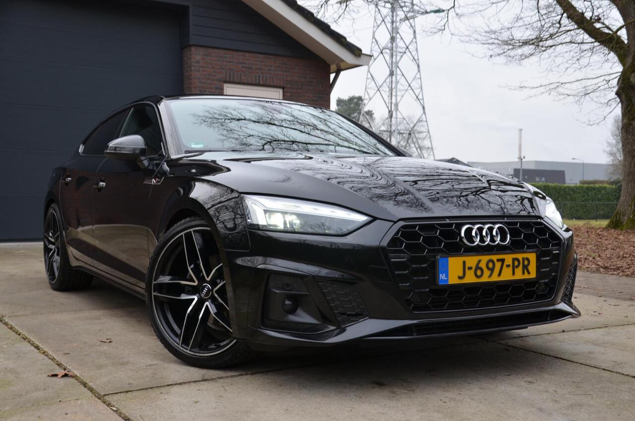 Audi A5 Sportback 40 TFSI S Line Edition Automaat/S-Line/Virtual-Cockpit/led/Navi/Ecc/Cr-Controle/Privacy-Glass/Panorama-Dak/Camera/Pdc/ Bang & Olufsen/Matrix LED koplampen/20-Inch Lmv