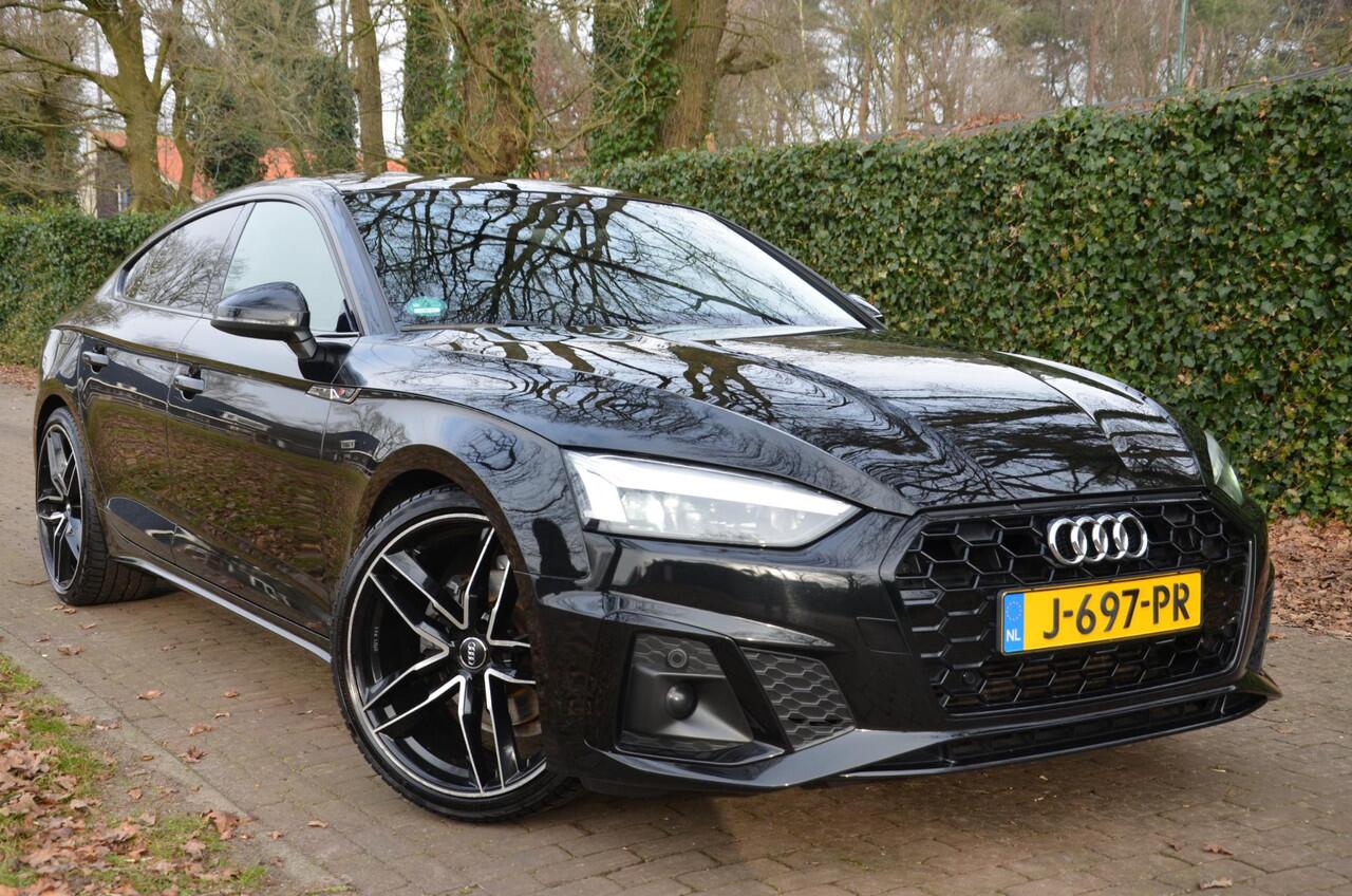 Audi A5 Sportback 40 TFSI S Line Edition Automaat/S-Line/Virtual-Cockpit/led/Navi/Ecc/Cr-Controle/Privacy-Glass/Panorama-Dak/Camera/Pdc/ Bang & Olufsen/Matrix LED koplampen/20-Inch Lmv