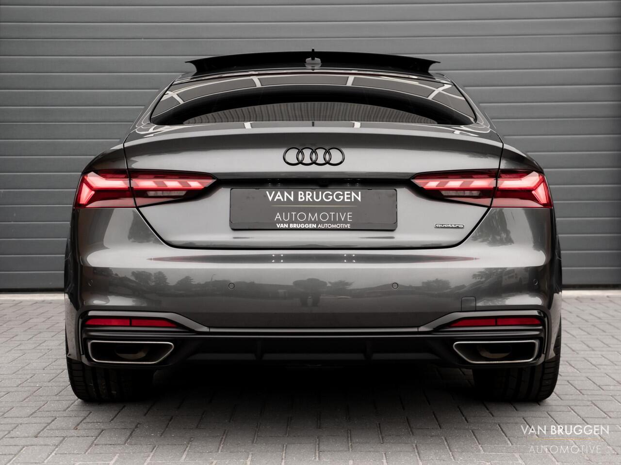 Audi A5 Sportback 45 TFSI Quattro S-Line Pano 20" E-Stoelen Sfeer ACC