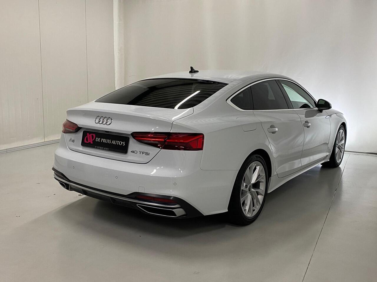 Audi A5 Sportback TFSI 150 kW S tronic Sportback 40 TFSI Prestige Plus S-Tronic Matrix Led ACC virtual cockpit plus Rijassistent-systeem Keyless-Go