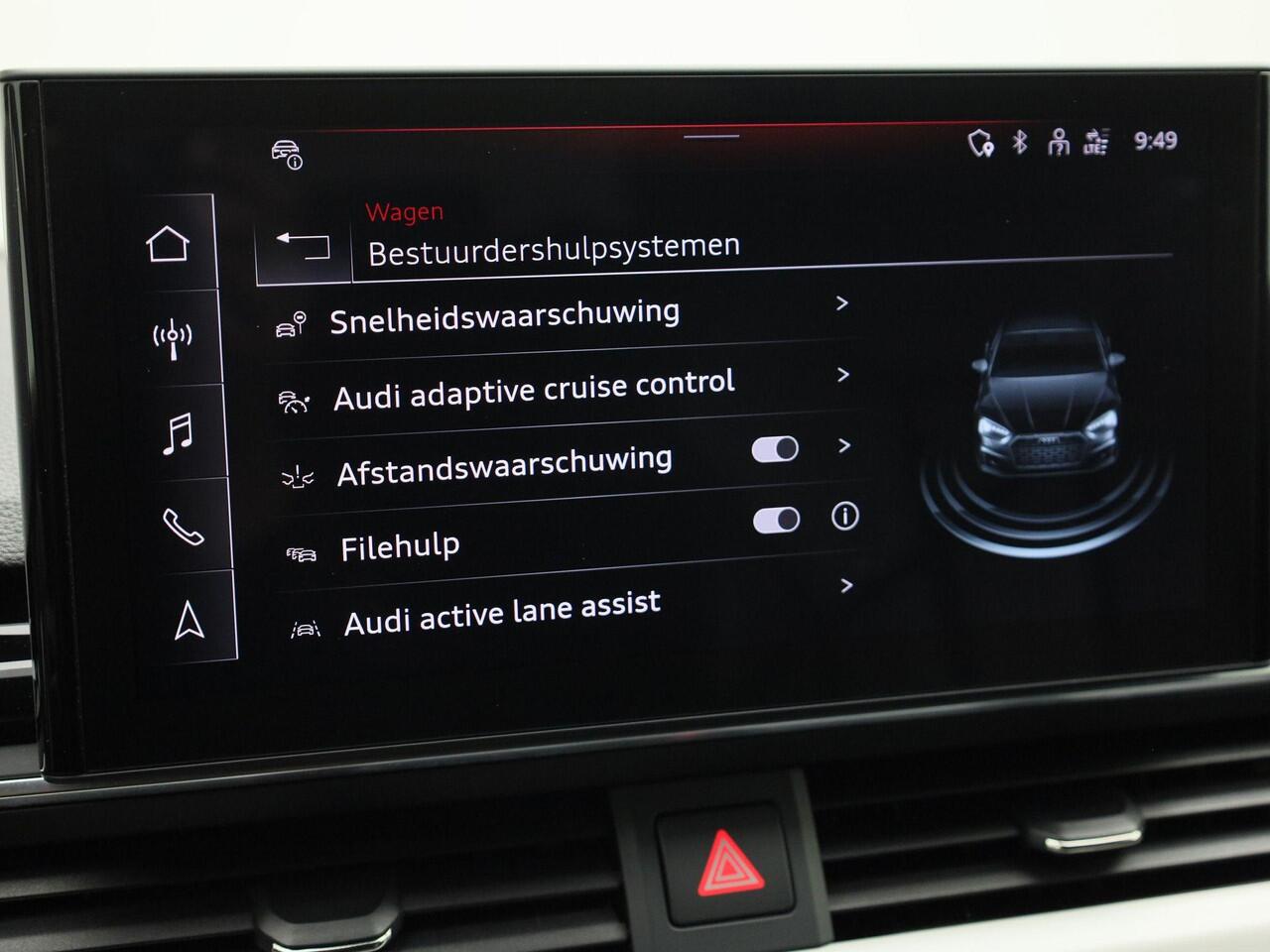 Audi A5 Sportback 40 TFSI/204PK S Line · Leder · Elektrische stoel verstelling · Camera · Apple/Android Car Play · Adaptive Cruise Control ·