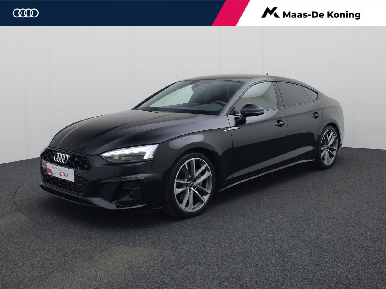 Audi A5 Sportback 40 TFSI 204pk S-Tronic S Line · Camera · Leder Nappa · Matrix LED · Elek. Verstelbare Voorstoelen · Side Assist · Apple/Android Car Play ·