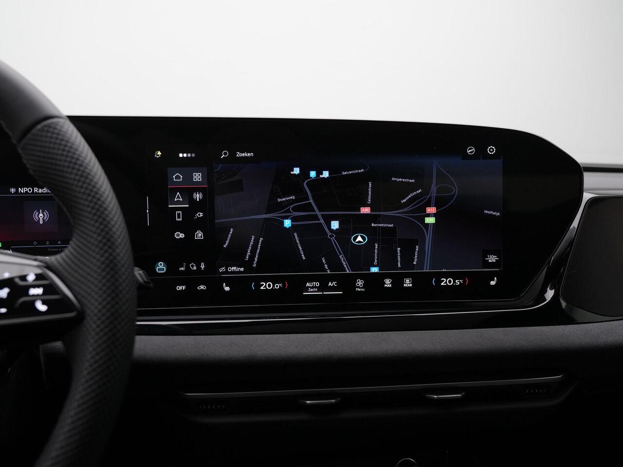 Audi A5 2.0 e-hybrid 299 pk S-tronic quattro S edition / S-Line | Panoramadak | Trekhaak | 360 camera | Matrix LED | Leder/alcantara