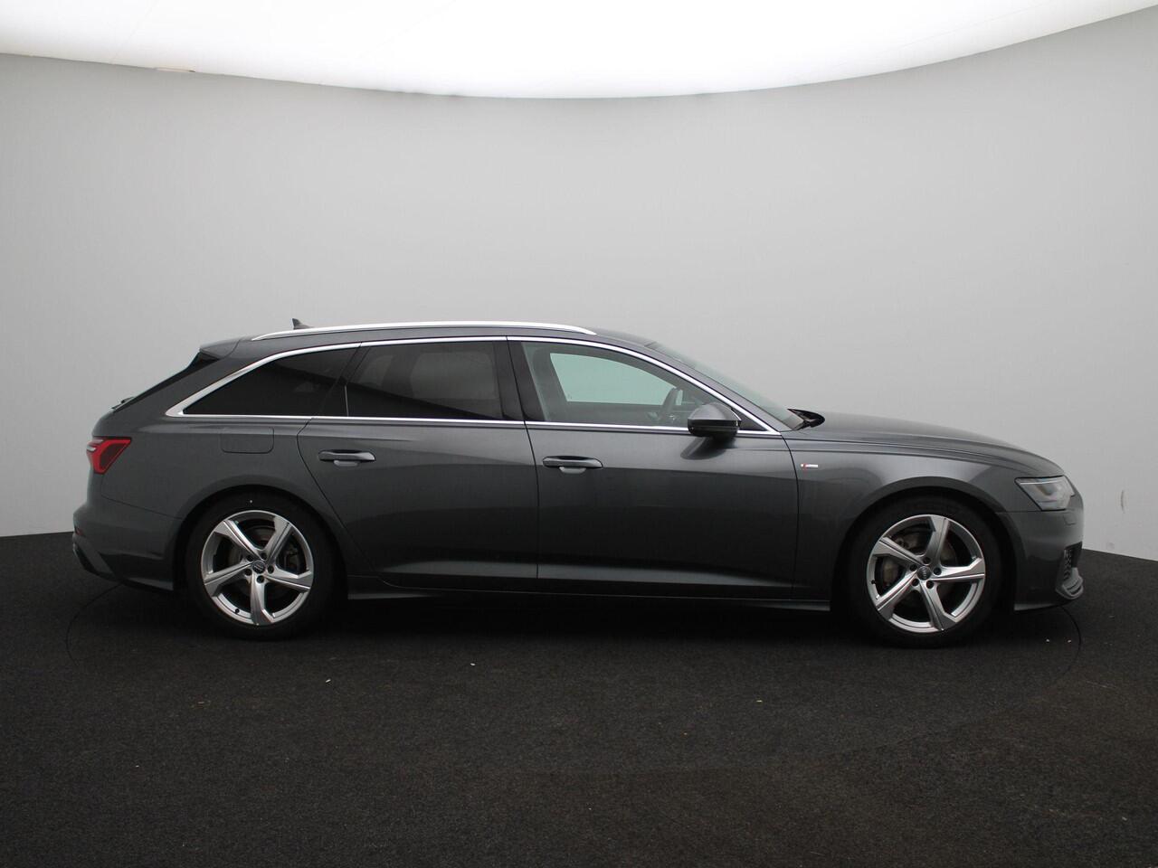 Audi A6 Avant 45 TFSI S edition Trekhaak-pakket | incl. winterbandenset | Veiligheids-pakket | alarmsysteem | Autonomous Emergency Braking |bots herkenning en activatie | cruise control | electronic climate control | LED koplampen | lederen/stof bekleding | licht