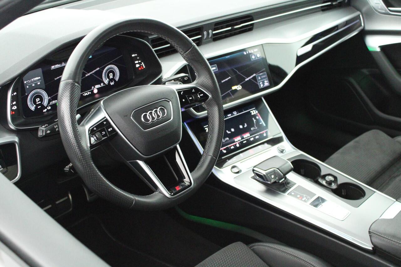 Audi A6 Avant 55 TFSI e 368pk quattro S-Line Competition Panoramadak Stoel- Stuurverwarming Camera Virtual Cockpit Navigatie