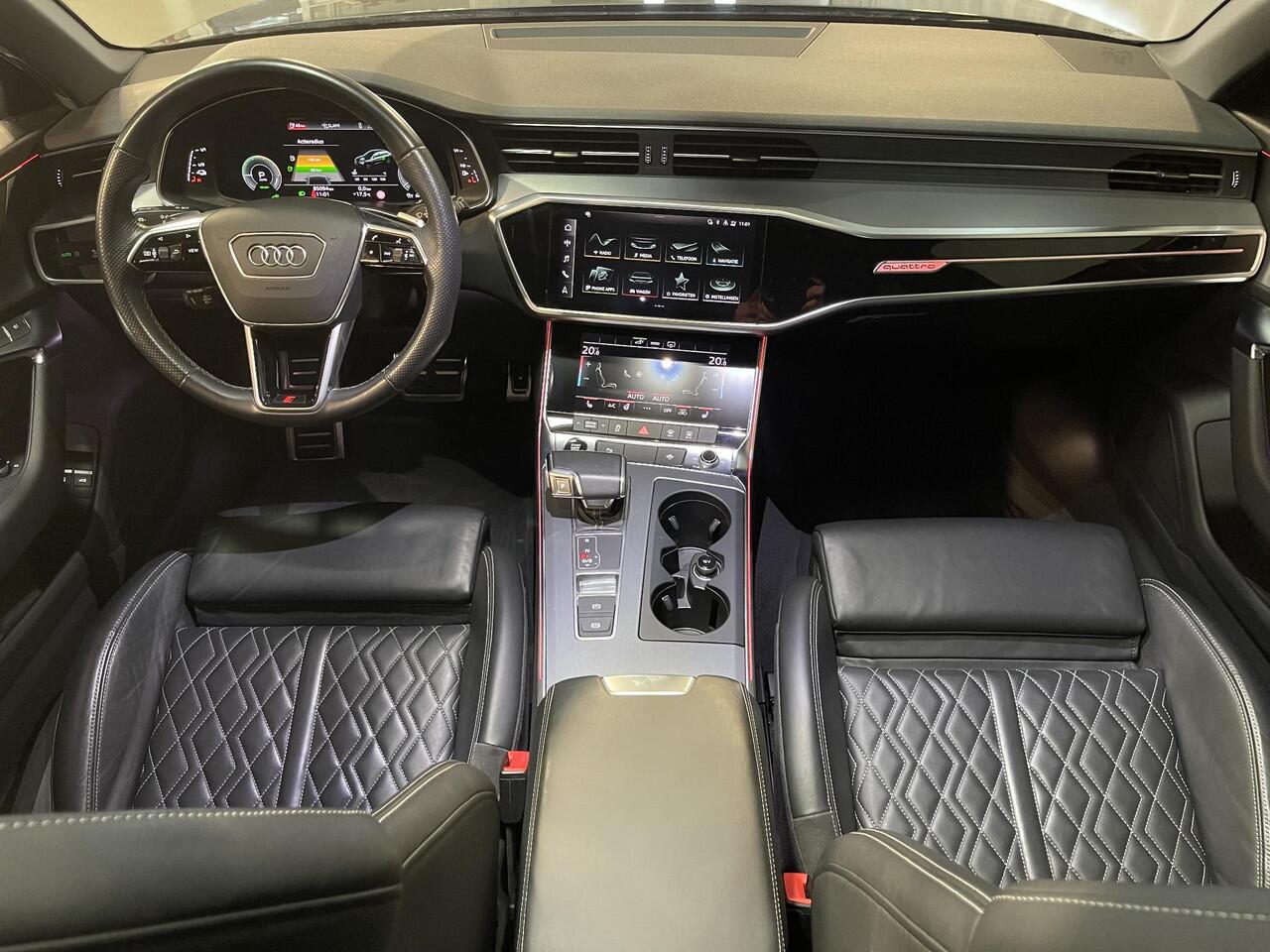 Audi A6 Avant 55 TFSI e quattro Pro Line S Competition 20"/RS stoelen leder + memory/Panoramadak/Trekhaak/B&O audio/Stoel + stuurverwarming/Adaptieve cruise/Keyless/Camera/Matrix LED