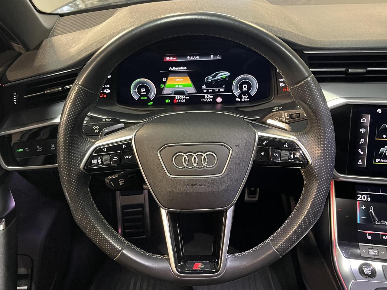 Audi A6 Avant 55 TFSI e quattro Pro Line S Competition 20"/RS stoelen leder + memory/Panoramadak/Trekhaak/B&O audio/Stoel + stuurverwarming/Adaptieve cruise/Keyless/Camera/Matrix LED