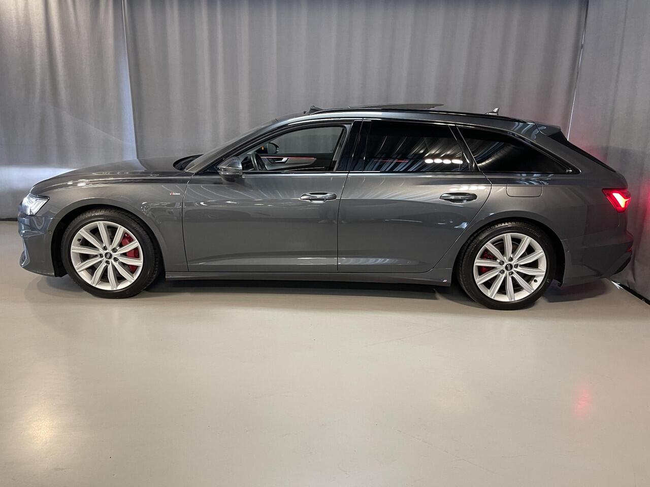 Audi A6 Avant 55 TFSI e quattro Pro Line S Competition 19''/Panoramadak/Adaptieve cruise/Dodehoek/360 Camera/Stoel + Stuurverwarming/Matrix LED/Keyless