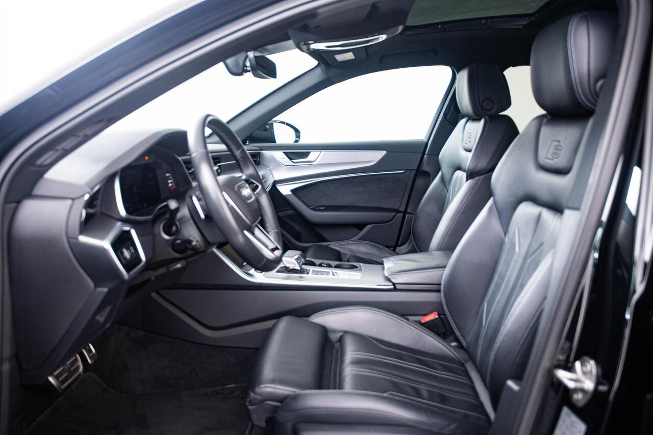 Audi A6 Avant 55 TFSI S Line - Panoramadak - Adaptive cruise control - Head up - Sportonderstel - Stoelverwarming vóór - Sportstoelen - Privacy glas - Optiekpakket zwart plus - Achteruitrijcamera - Ambienteverlichting -