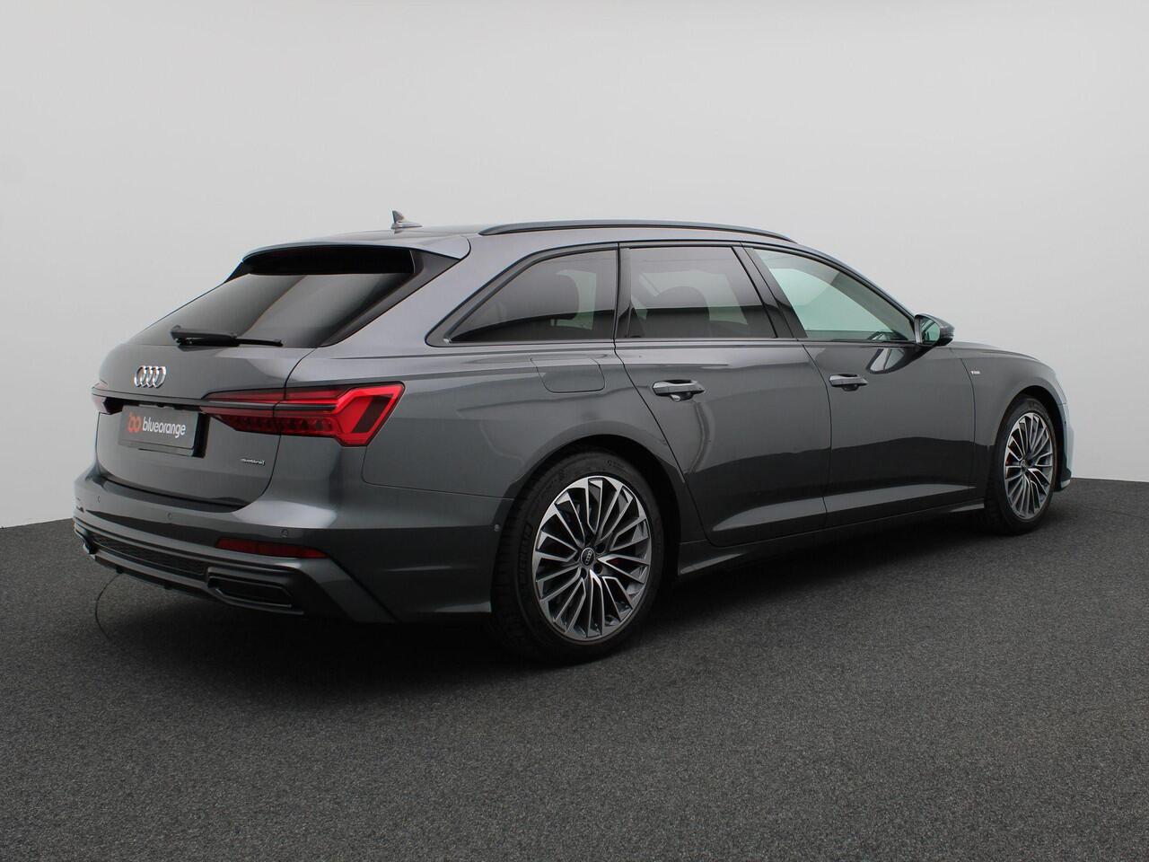 Audi A6 Avant 55 TFSI-e S edition 367PK S-Tronic S-line, Matrix LED verlichting, Keyless, Elektrische achterklep, Adaptive cruise control, Clima, Keyless, Stoel-stuurverwarming, 19" LM Velgen