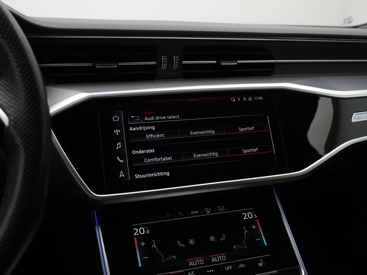 Audi A6 Avant 55 TFSI e Quattro Pro Line S Competition / S-Line | Panoramadak | Trekhaak | Demperregeling | Geheugenstoel | HD-Matrix LED | Head-up display | 360 camera | Bang & Olufsen | Leder/alcantara