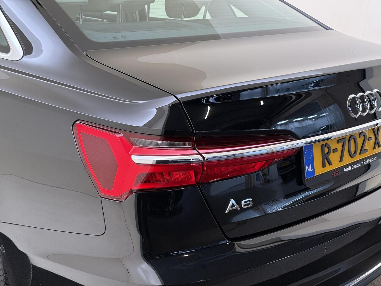 Audi A6 Limousine 50 TFSI e quattro Advanced edition | Parkeerassistent | 4-zone airco | Stoel- en stuurwielverwarming | Lederen bekleding | Navigatie Plus | Cruise control | Elektrisch verstelbare voorstoelen |