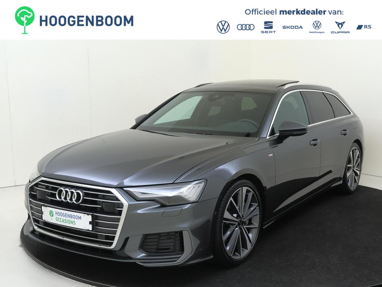 Audi A6 Avant 50 TFSI e quattro S edition Competition | SoH 90% | Panoramadak | Trekhaak | 4-zone airco | Lederen bekleding 'Valcona' | Achteruitrijcamera | Keyless | LED matrix verlichting | Adaptieve cruise control |