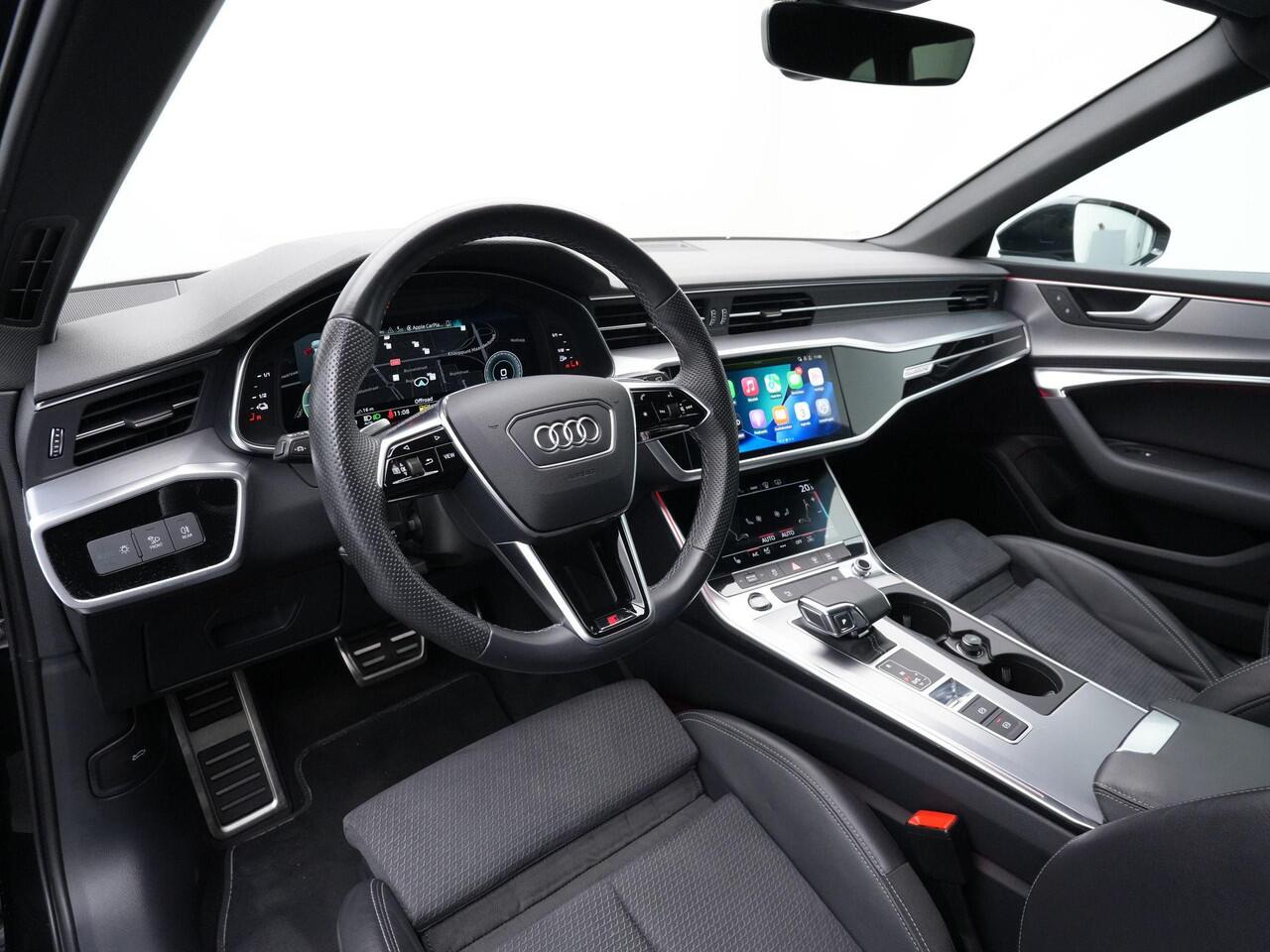 Audi A6 Avant 55 TFSI e Quattro Competition / S-Line | Panoramadak | Trekhaak | Nachtzicht | Head-up display | HD-Matrix LED | Leder/alcantara