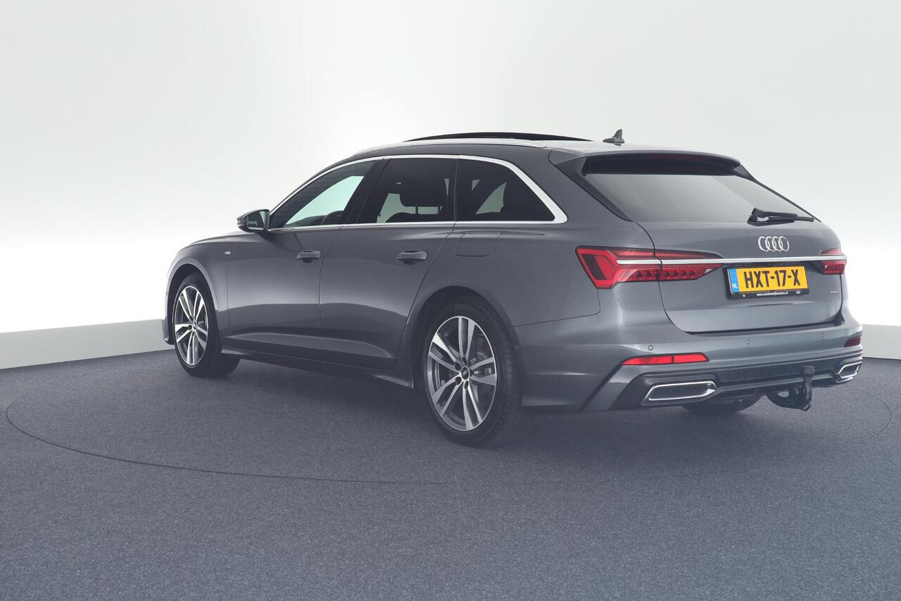 Audi A6 Avant 50 TFSI e 299pk Quattro S Edition Trekhaak Camera B&O Panoramadak Matrix Led Virtual Cockpit Navigatie S-Line