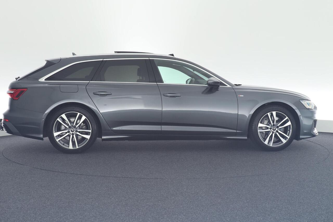 Audi A6 Avant 50 TFSI e 299pk Quattro S Edition Trekhaak Camera B&O Panoramadak Matrix Led Virtual Cockpit Navigatie S-Line